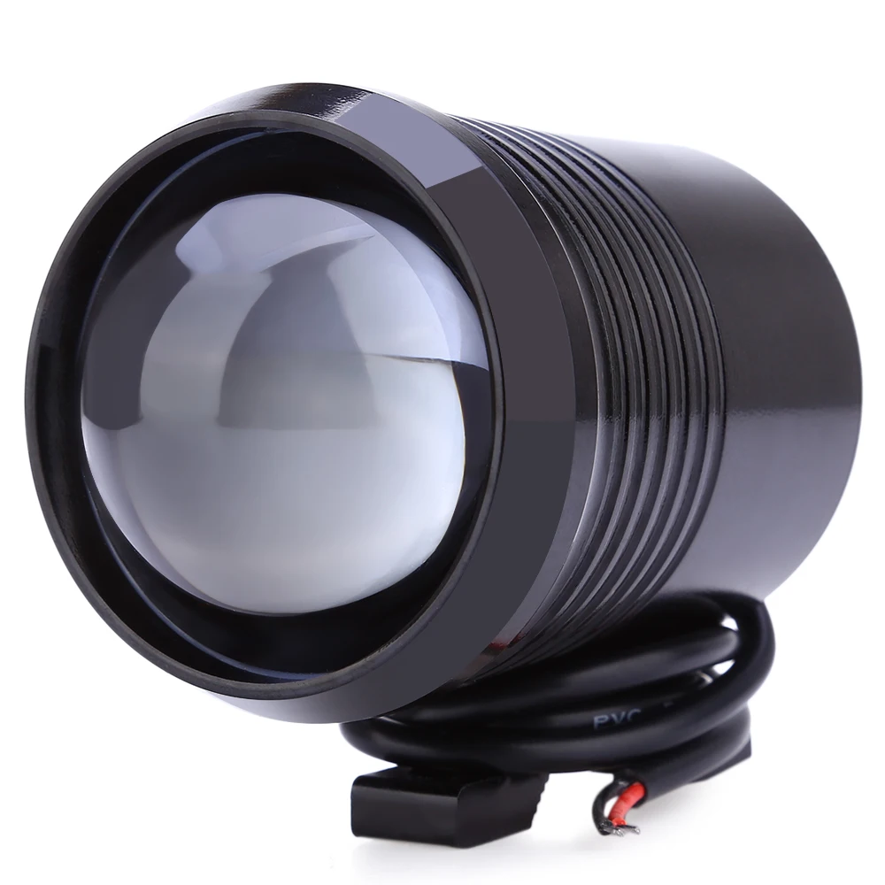 

Motorcycle Waterproof Headlight U2 1200LM 30W High Low Flash LED Driving Spot Head Bulb Light Lamp Headlight Black Silver