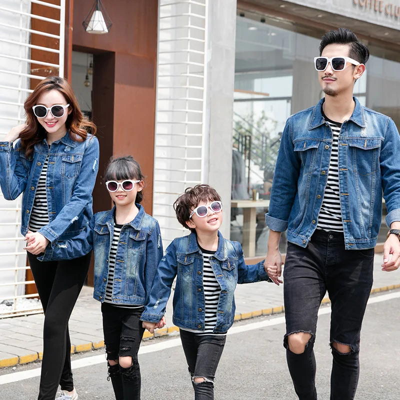 matching denim outfits