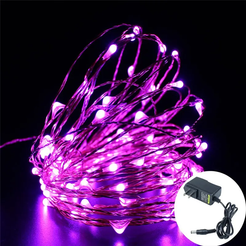 LED String Lights 20m Copper Wire 200 LEDs, Waterproof Flexible Fairy