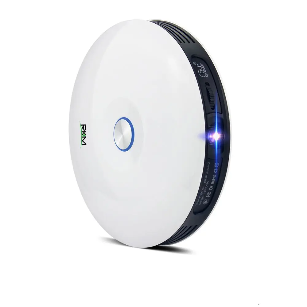 2G 32G Rockchip RK3368 Octa Core Android 6.0 DLP Projector TV Box 3D HD Portable LED Video 1080P Home Theater LED Mini Projektor