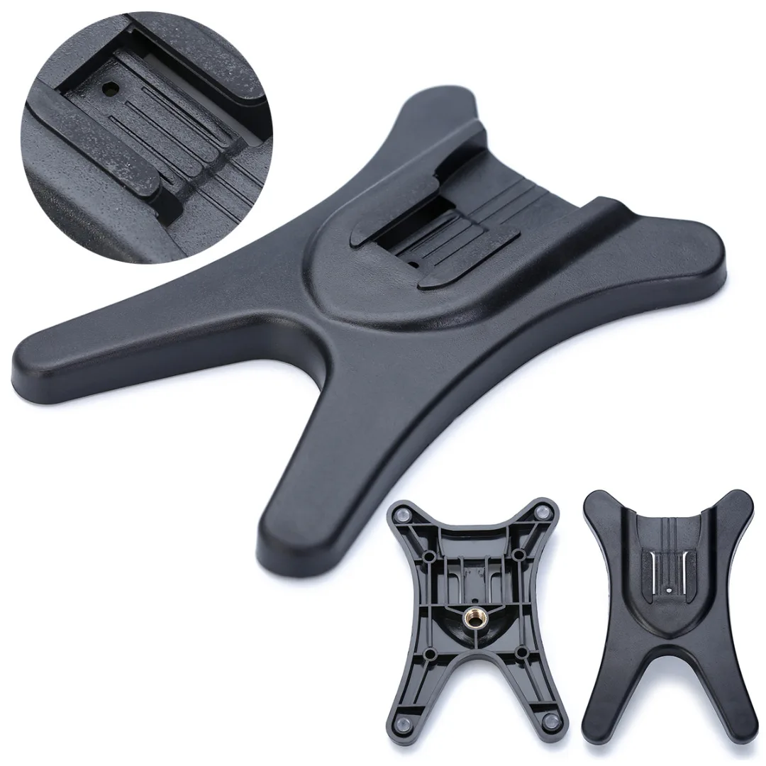 Mayitr 1pc Universal Hot Shoe Flash Plastic Black Flash  Light Stand Base Holder For Nikon Speedlite Canon
