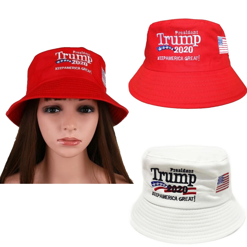 

President Donald Trump 2020 Keep America Great Again Hat Red Bucket Hat