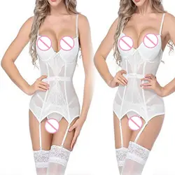 Женское сексуальное женское белье стринги эротический косплей костюм сексуальные ночные клубы одежда Эротическое Нижнее белье Белый S-XL