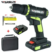 21V electric Screwdriver2battery screwdriver cordless drill power tools professional electric torque screwdriver electric drill