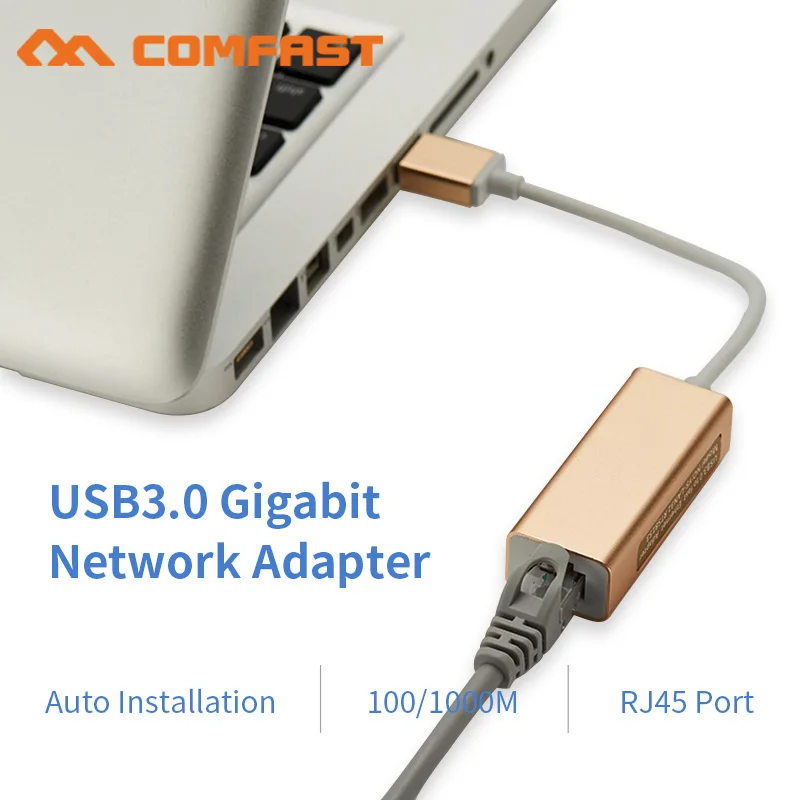 USB 3,0 Ethernet RJ45 lan-адаптер с usb-разъемом 10/100/1000 Мбит/с Gigabit Ethernet USB 3,0 сетевая карта для MacBook