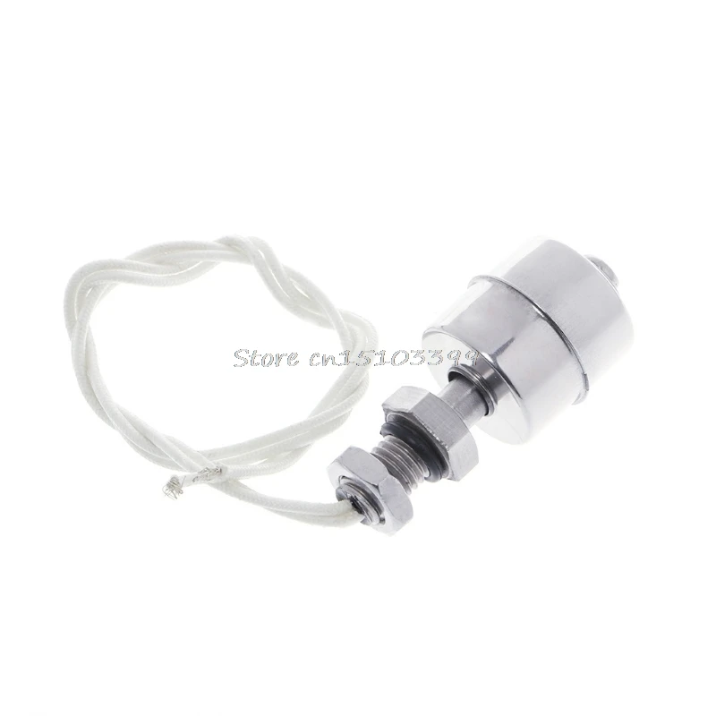 

Stainless Steel Vertical Liquid Water Level Sensor Internal Float Switch 45mm Line 35CM 10W G08 Drop ship