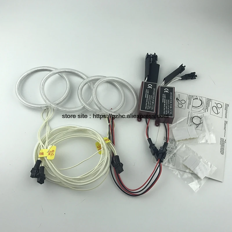 Goede Voor Lada Priora Vaz 2170 2171 2172 Ultra Heldere Dag Drl Ccfl Angel Eyes Demon Eyes Kit Warm Wit halo Ring