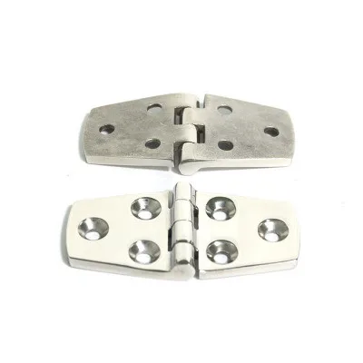 

2 Pcs Durable 304 Stainless Steel Boat/ Door Hinge Stamping Cabinet Marine Hardware 76*38*4mm