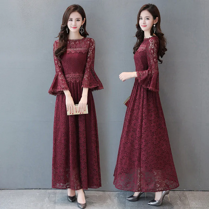 NEW-Plus-Size-4XL-5XL-Fashion-Sexy-Lace-Dress-Women-Vestidos-Spring-Autumn-Maxi-Long-Dress