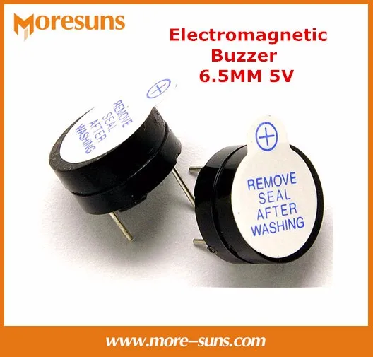 Бесплатная доставка 100 шт./лот Электромагнитный зуммер 6,5 мм 5 в SOT электромагнитный тип активный зуммер