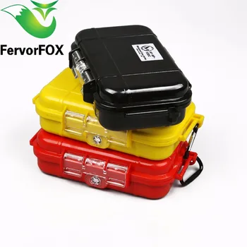

Outdoor Travel Plastic Shockproof Waterproof Box Storage Case Enclosure Airtight Survival Container EDC Camping Shockproof Box