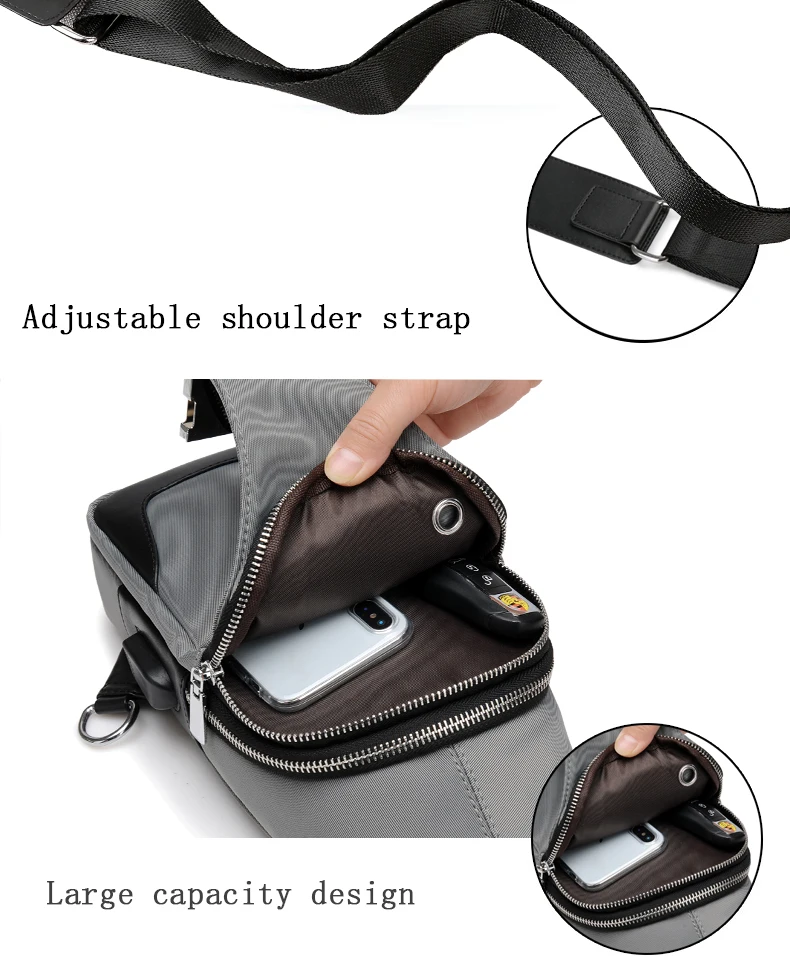Men 's chest bag (20)
