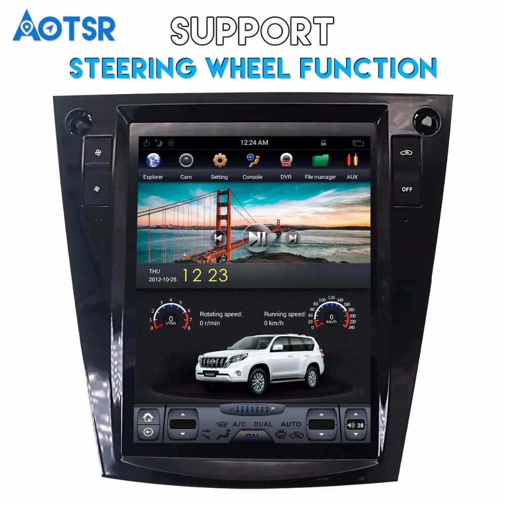 Cheap 10.4 Inch Android 7.1 Car GPS navi multimedia For Subaru Forester 2013-2017 no DVD player tape recorder unit car radio satnav 1