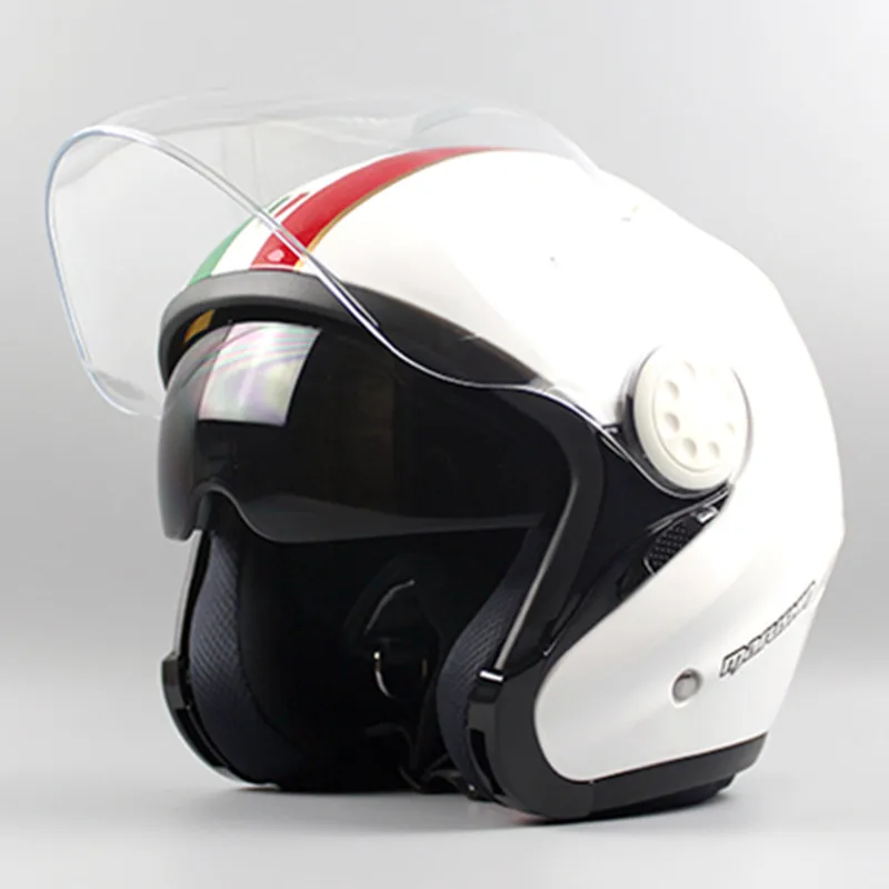 3/4 Open Face Helmet marushin PJ EVO professional motorcycle helmet with internal controllable