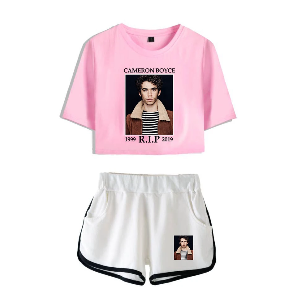 Костюм двойка cameron boyce Женский крутая уличная одежда в стиле Харадзюку пикантный