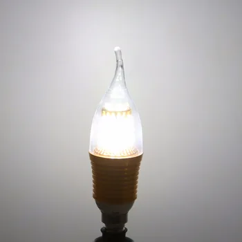 

HNGCHOIGE E14 LED Candle Bulb Light 12W Aluminum 220V Vintage Retro 60 LED Lamp