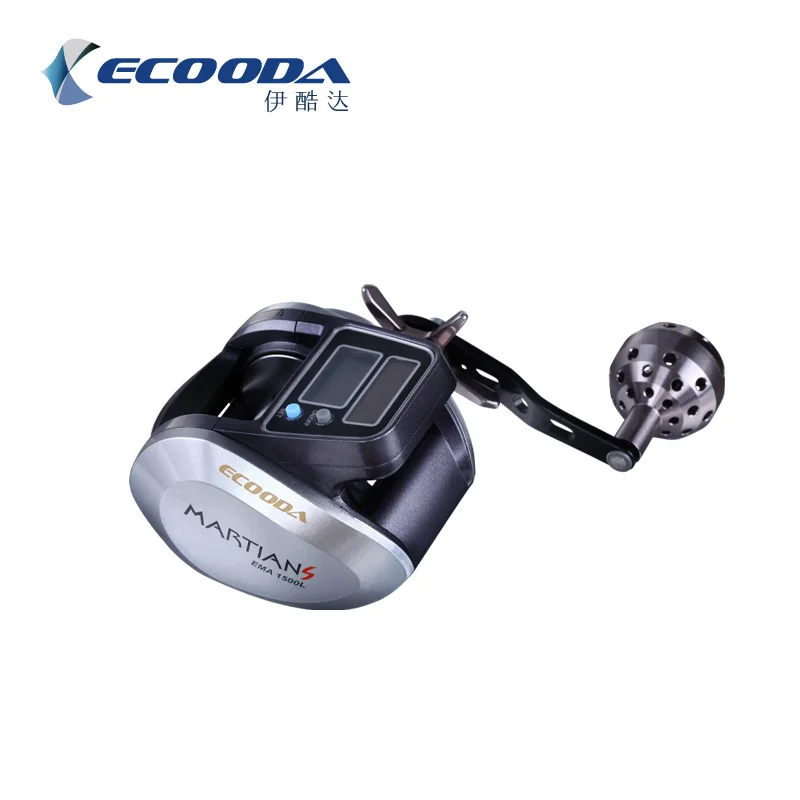 DSNY Ecooda EMA1500RL dual power digital display Best Selling 8+1BB Electronic Counting Reel Baitcasting Reel 5.1:1Gear