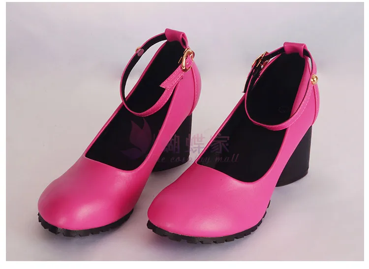 Love Live! Танцевальная обувь для костюмированной вечеринки «Little Devil Awaken»; цвет розовый, красный; обувь высокого качества;