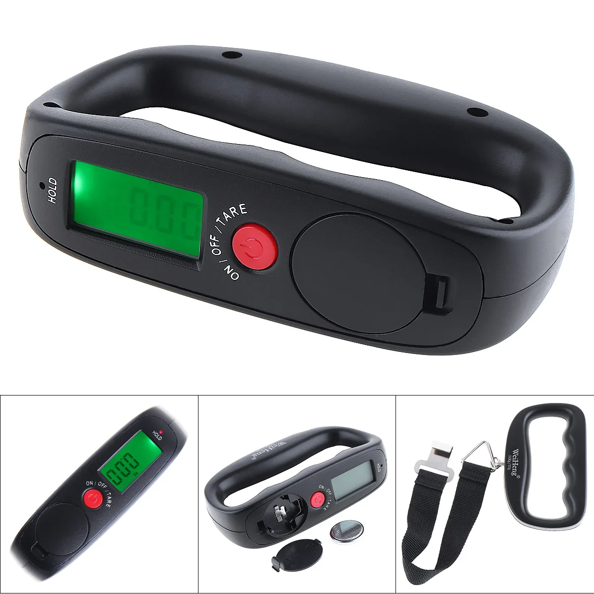 

Portable 50kg / 10g Portable LCD Digital Scale Mini Hanging Electronic Weight Scale Auto Power Off Measuring Convenient Tool