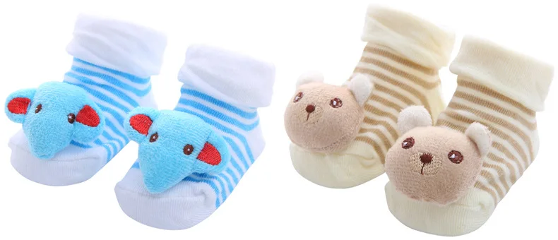 Newborn Baby Socks Rubber Anti Slip Floor Kids Toddlers Fashion Animal Newborn Cute Sock Shoes Winter Socks for Baby Girl