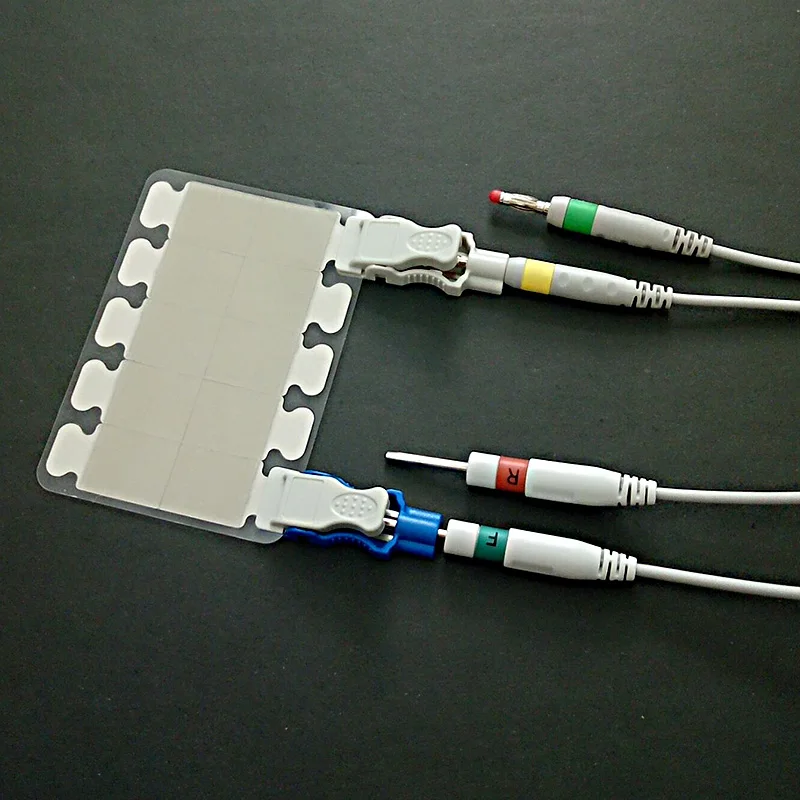 50pcs Disposable ECG EKG accessories the patient EKG clip-on electrode pad
