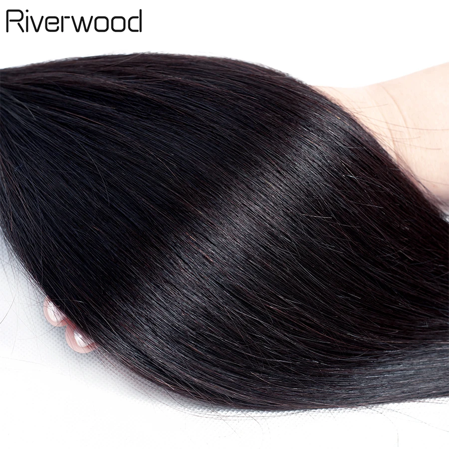 Riverwood Straight Hair 3 Bundles With Lace Closure Brazilian Human Hair Weave Bundles With 4*4 Closure Remy Hair Extension Riverwood Straight Hair 3 Bundles With Lace Closure Brazilian Human Hair Weave Bundles With 4*4 Closure Remy Hair Extension