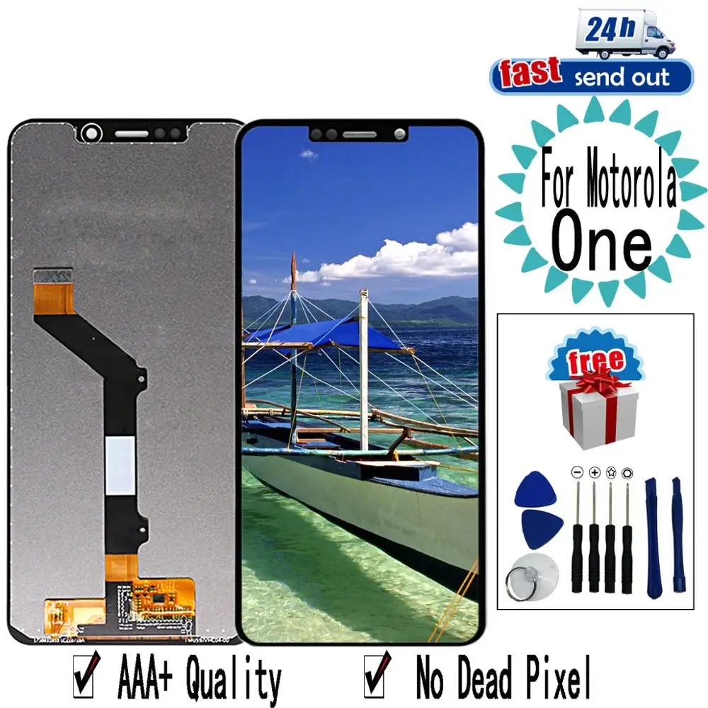 5 9 &quotP30 Play LCD для Motorola Moto One дисплей XT1941 экран дигитайзер сборка Замена MotoOne