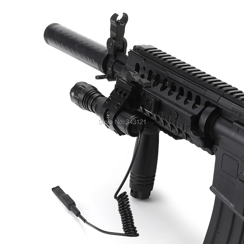 Тактический зум-светильник AloneFire tk503, водонепроницаемый светильник для оружия, пистолет, винтовка, Пикатинни Вивер, крепление для охоты