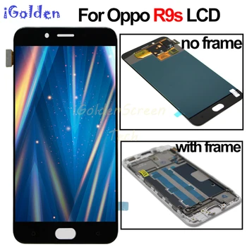 

100% Tested High Quality NEW For OPPO R9S Full LCD Display + Touch Screen Digitizer Assembly Replacement With Frame