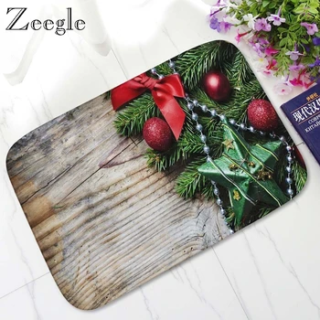 

Zeegle Floor Mat Living Room Rug Flannel Doormat Non-slip Outdoor Carpet Kitchen Carpet Hallway Rug Foot Mat