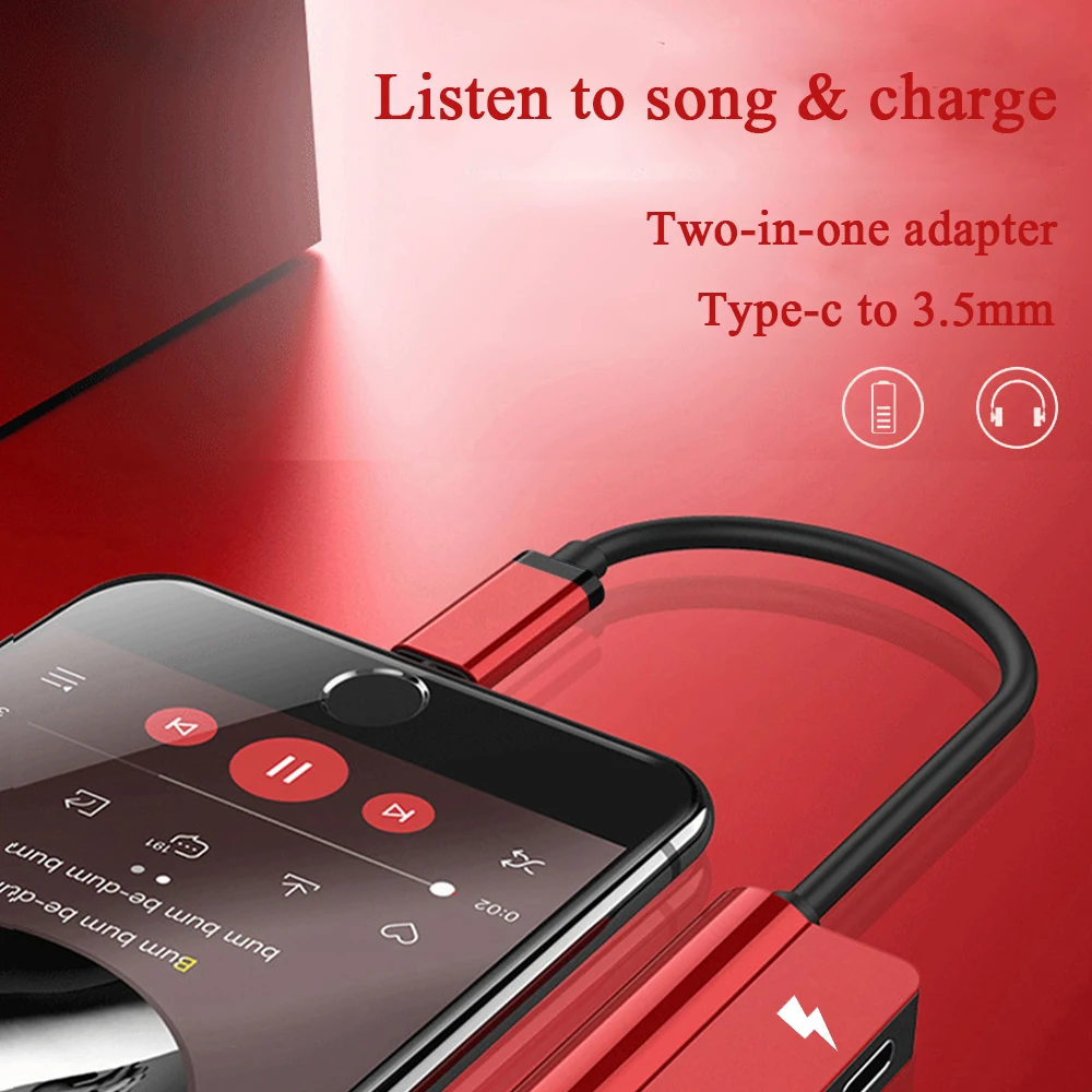 Type C Adapter to 3.5mm Headphone Aux Jack + Charging Supports Charger,Listening, Audio Tupe-C Converter Headphone adapter Cable Type C Adapter to 3.5mm Headphone Aux Jack + Charging Supports Charger,Listening, Audio Tupe-C Converter Headphone adapter Cable