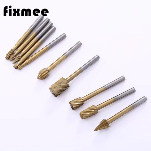 Fixmee HSS Titanium Dremel Routing Rotary Milling Rotary File Cutter