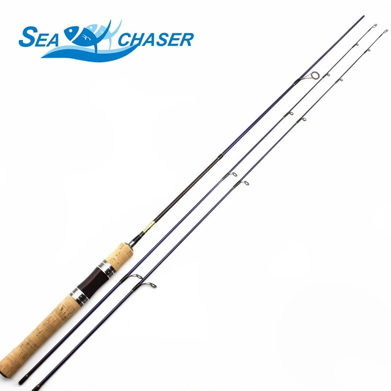 

Ultra-light 1.68M 2 Tips ul power spinning rod carbon Material Ultra light lure rod Lure 2-6g line 3-7lb Hard tube packaging