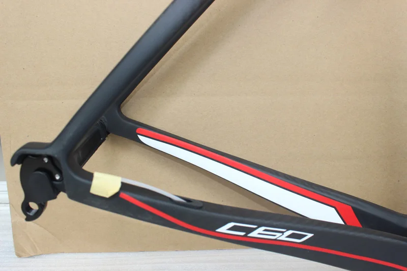 Рама шоссейного велосипеда Colnago C60 красная велосипедная из углеродного волокна
