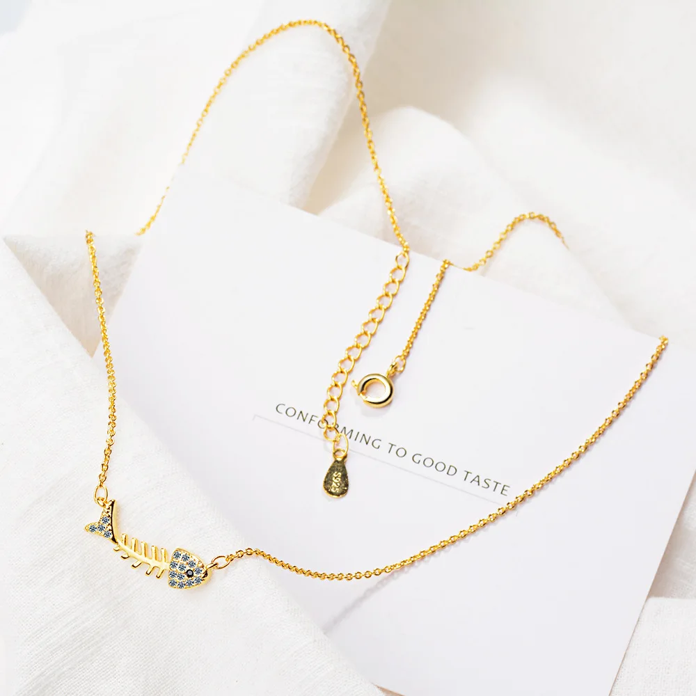 fish bone chokers necklaces (4)