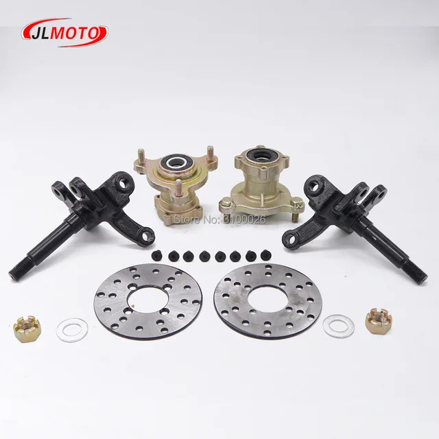 1SET 3 Stud Steering Strut Knuckle Spindles with 108mm Brake Disc Wheel