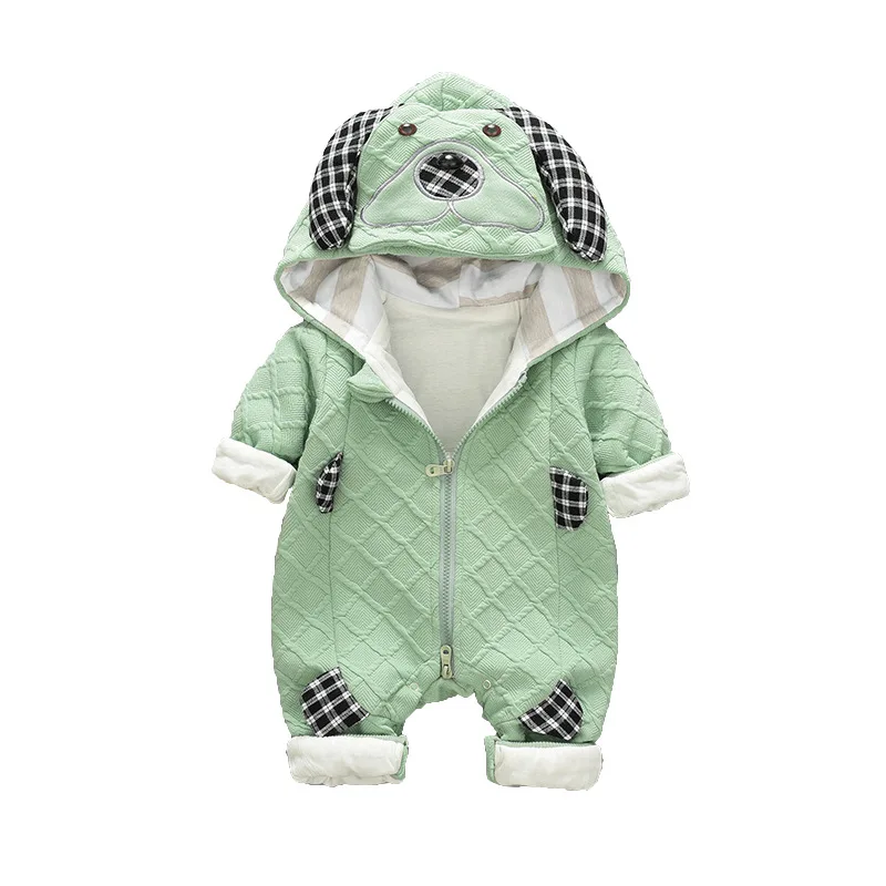 Newborn Infant Romper Winter Costume Baby Boys Clothes Warm Baby Girl