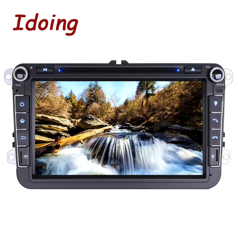 Perfect Idoing Android9.0 4G RAM 32G ROM 8Core 2Din Steering-Wheel For Skoda/Seat Car Multimedia DVD Player Fast Boot TV 1080P HDP 3