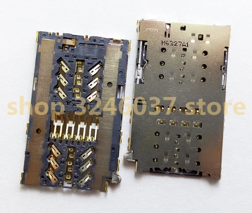 5pcs/lot new for Samsung S8 G950 G9500 G950F S8+ plus G955F G9550 SIM card reader connector socket slot module | Мобильные телефоны