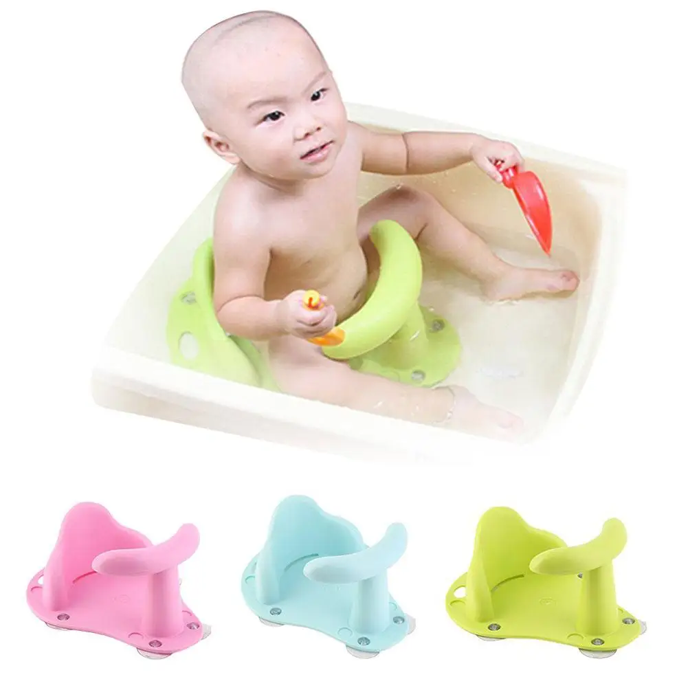 

Lovely Baby Infant Toddler Kids Anti-Slip Safety Comfortable Bath Tub Seat Chair Set