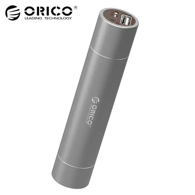 ORICO 2600 мАч комплекты внешних аккумуляторов 5V1. 5A алюминий запасные аккумуляторы для телефонов с SOS фонарик портативный серебристый/золотой/розовы