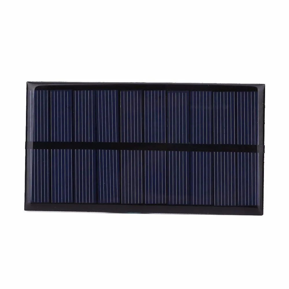 Солнечных батарей 5 В 1 Вт поликремния Панели солнечные Зарядное устройство Портативный DIY солнца Мощность Солнечный Мощность ячейки модуль