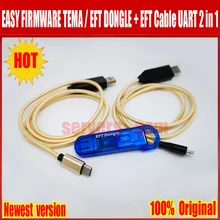 Yeni 100% orijinal kolay FIRMWARE TEMA / EFT DONGLE + EFT kablo UART 2 in 1 ücretsiz kargo