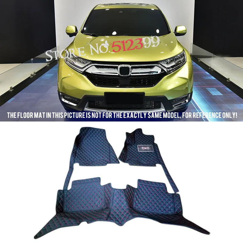 

Custom Fit Car Floor Mats Foot Mat Pad artificial leather 1 set for Honda CRV CR-V 2017 2018 Car Accessories Styling