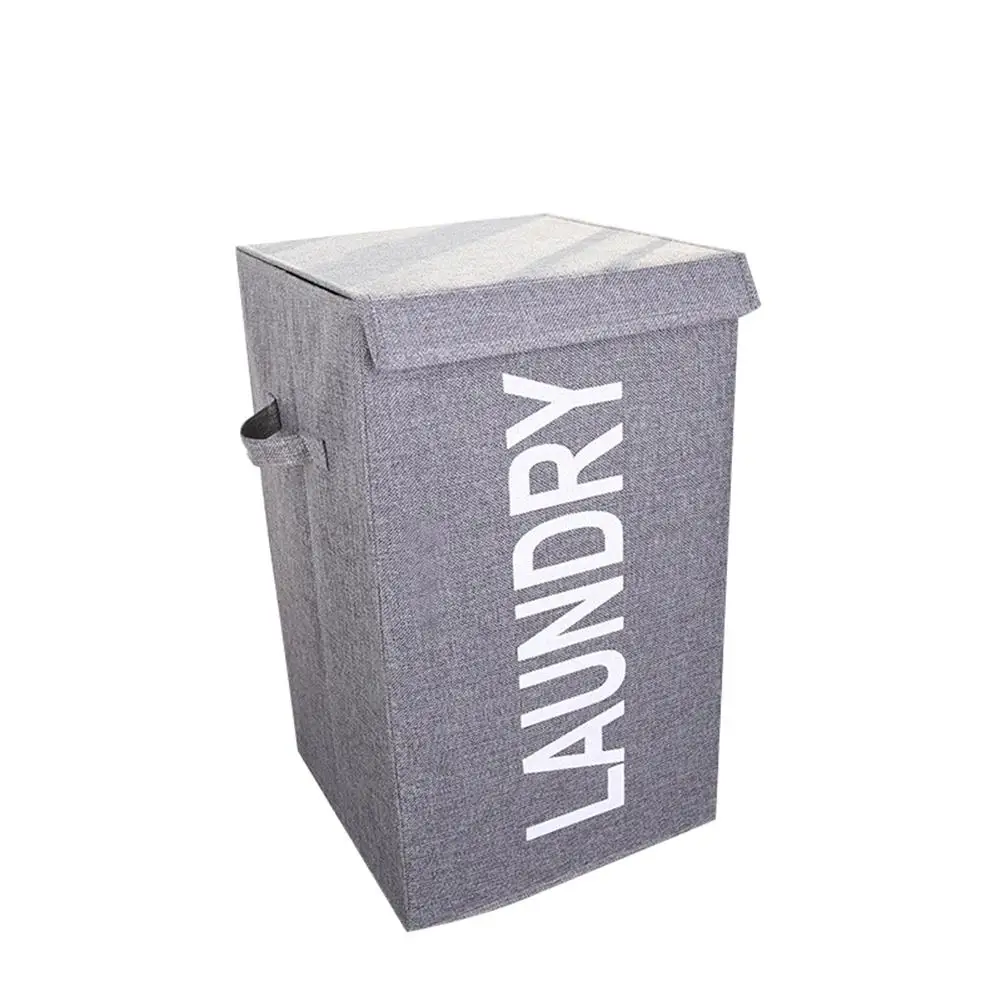 مربع طوي القماش سلة الغسيل عالية الجودة لعبة كبيرة Sundreis سلة التخزين مع غطاء للماء منظم منزلي مربع طوي القماش سلة الغسيل عالية الجودة لعبة كبيرة Sundreis سلة التخزين مع غطاء للماء منظم منزلي