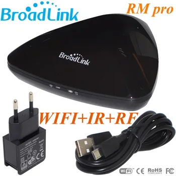 

Original Broadlink RM PRO Universal Intelligent Remote Controller Smart Home Automation WIFI+IR+RF Switch Free Shipping 12003281