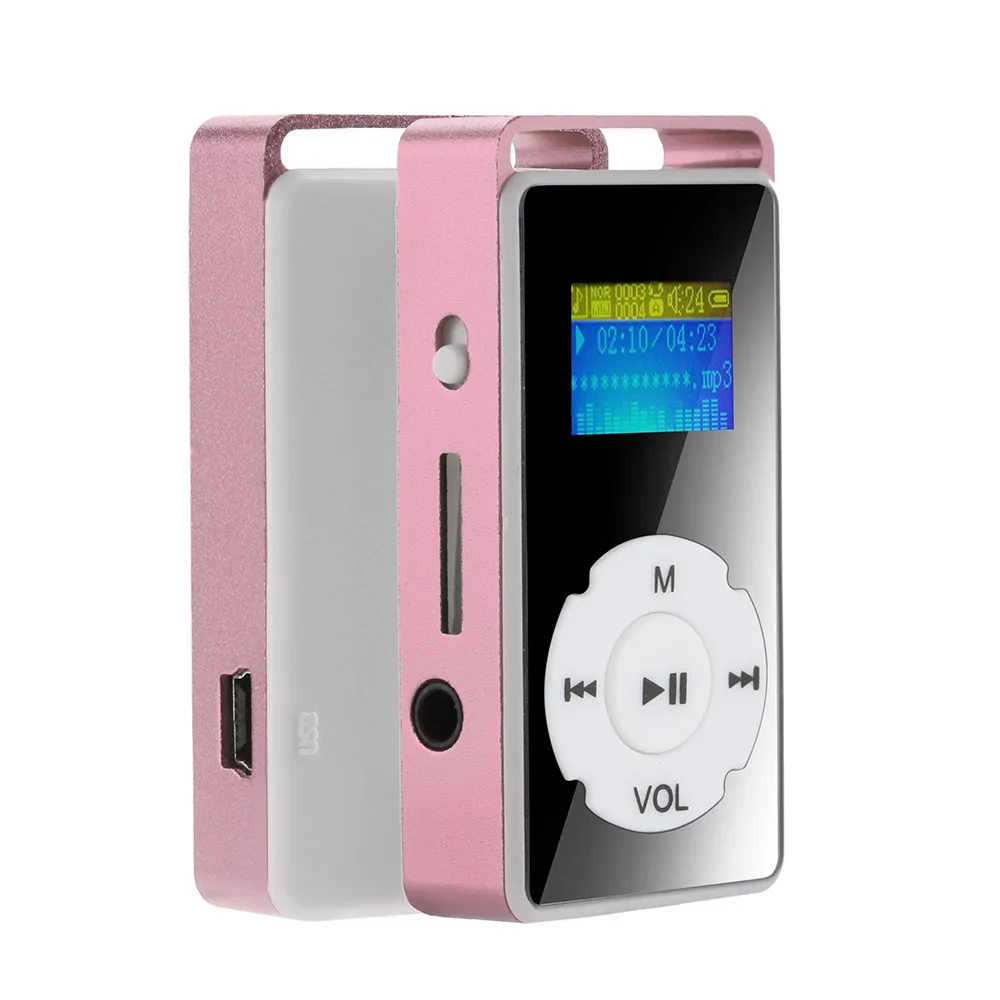 HIPERDEAL Портативный цифровой MP3 плеер с ЖК-экраном Поддержка Micro SD TF карты 32G классный подарок зеркальный музыкальный медиаплеер YY12