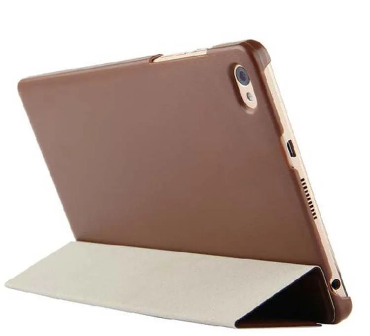 Ультратонкий чехол книжка из искусственной кожи с подставкой и 3 папками для Huawei