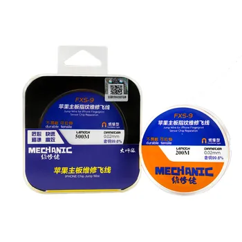 

MECHANIC FXS9 Insulation fly line Iphone Fingerprint Sensor Chip Motherboard Repair Dedicated 0.02mm Flying Line Jump Wire