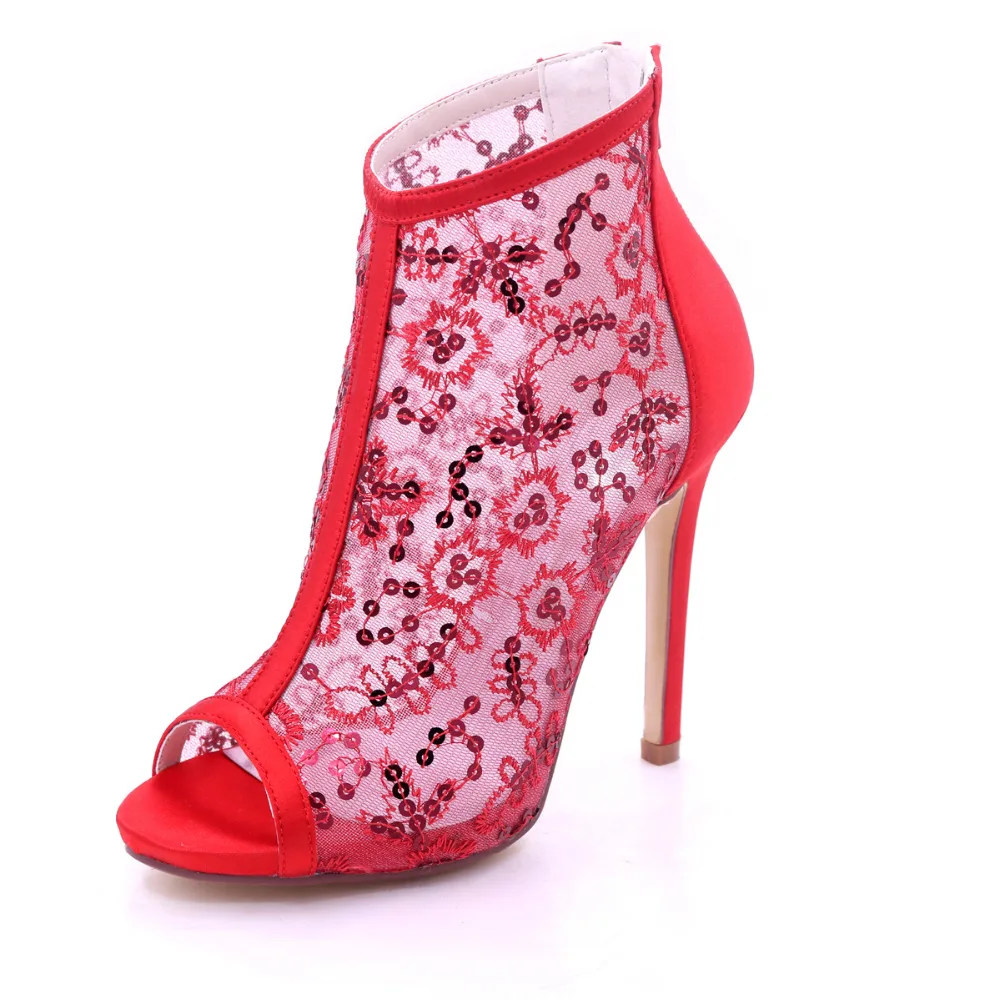 red see through heels